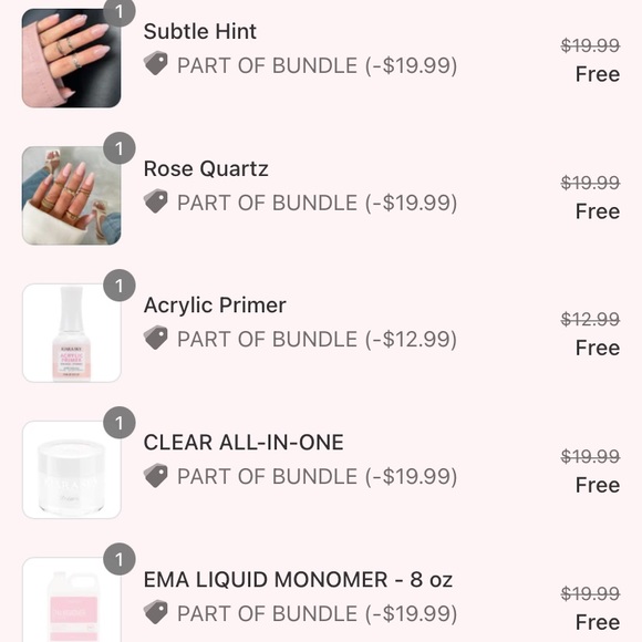 NEW NEVER USED Kiara Sky Xpress acrylic starter kit plus more - Picture 5 of 10